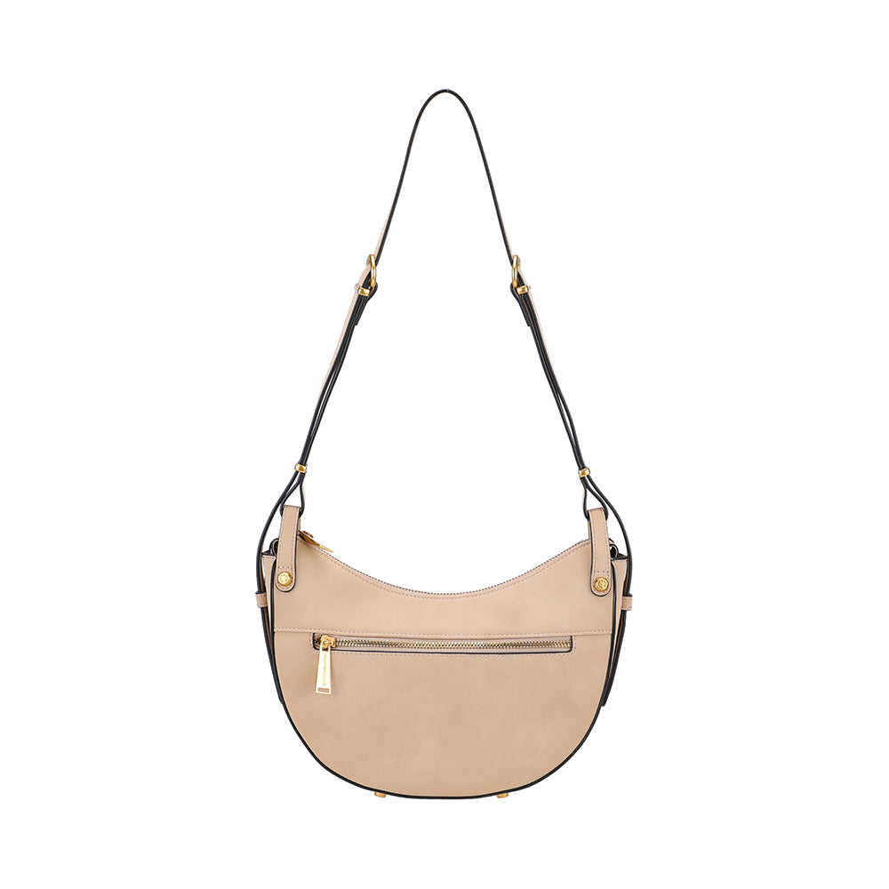 Madelena split leather shoulder bag