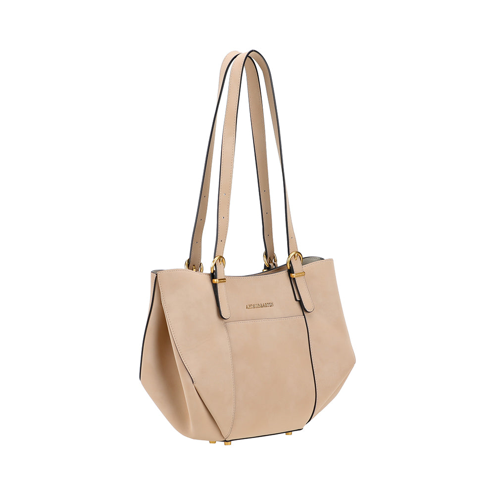 Sac cabas M croûte de cuir Madelena