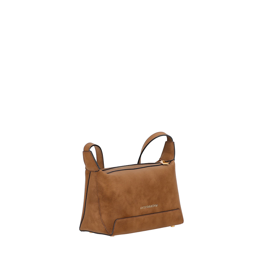 Sac bandoulière croûte de cuir Madelena
