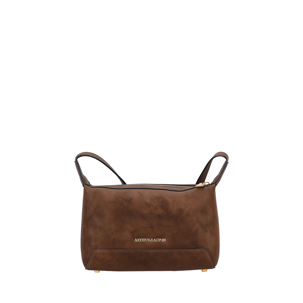 Sac bandoulière croûte de cuir Madelena