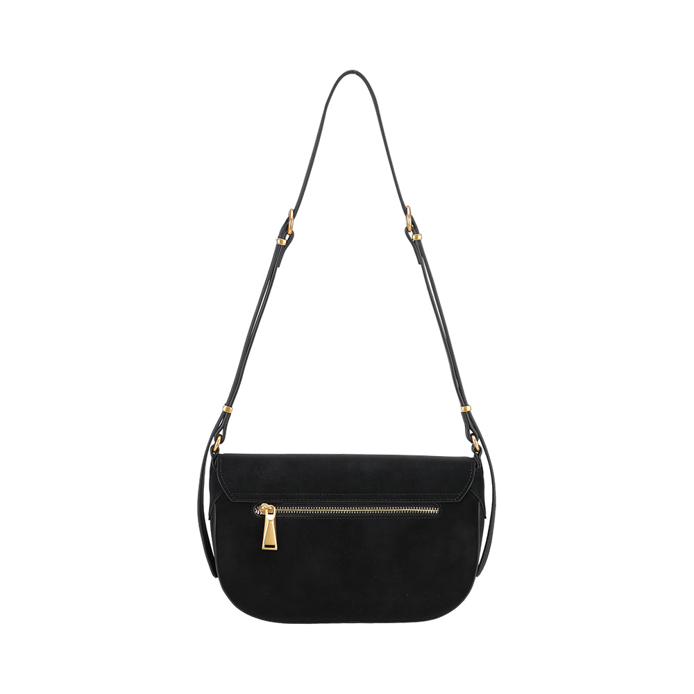 Sac épaule croûte de cuir Madelena