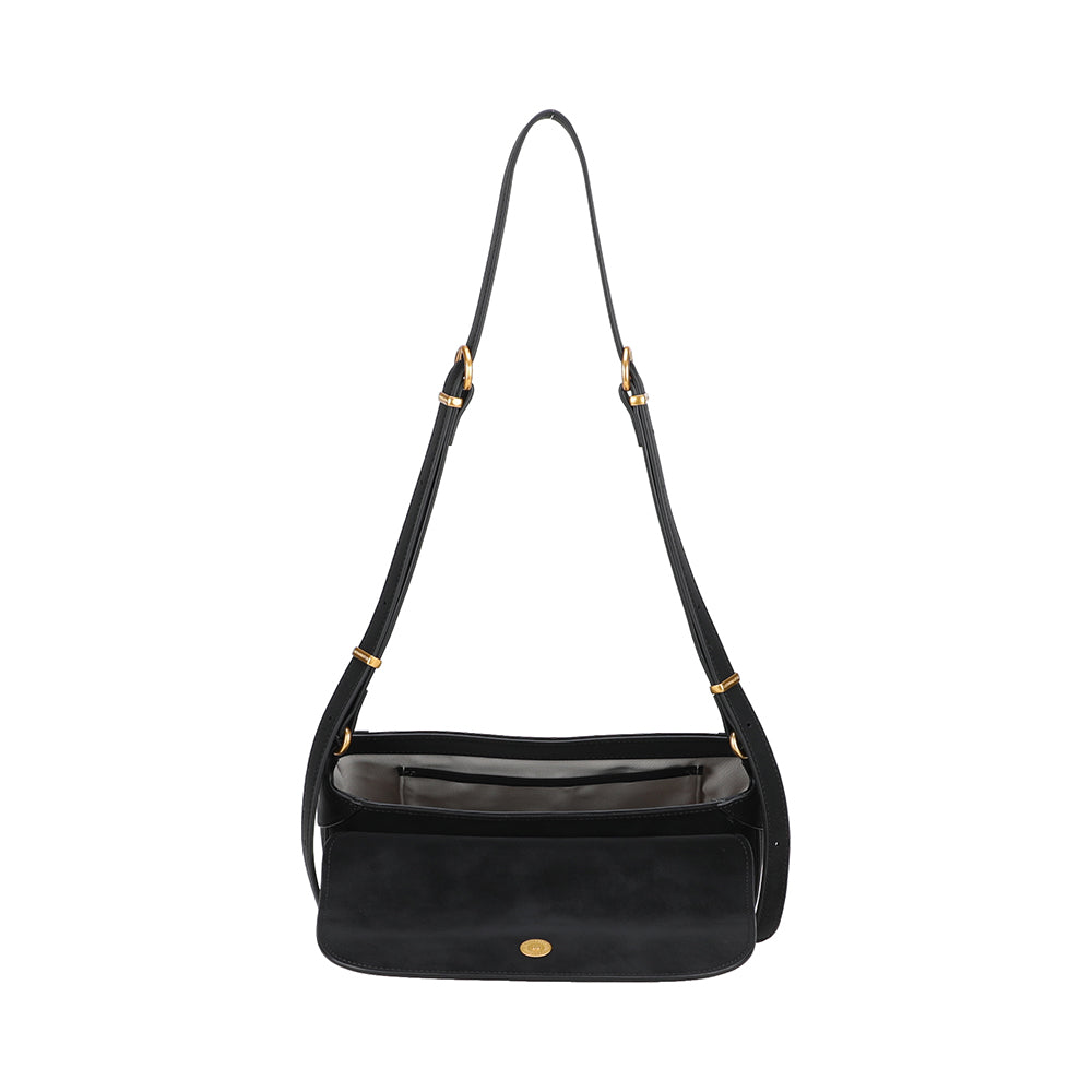 Sac épaule croûte de cuir Madelena