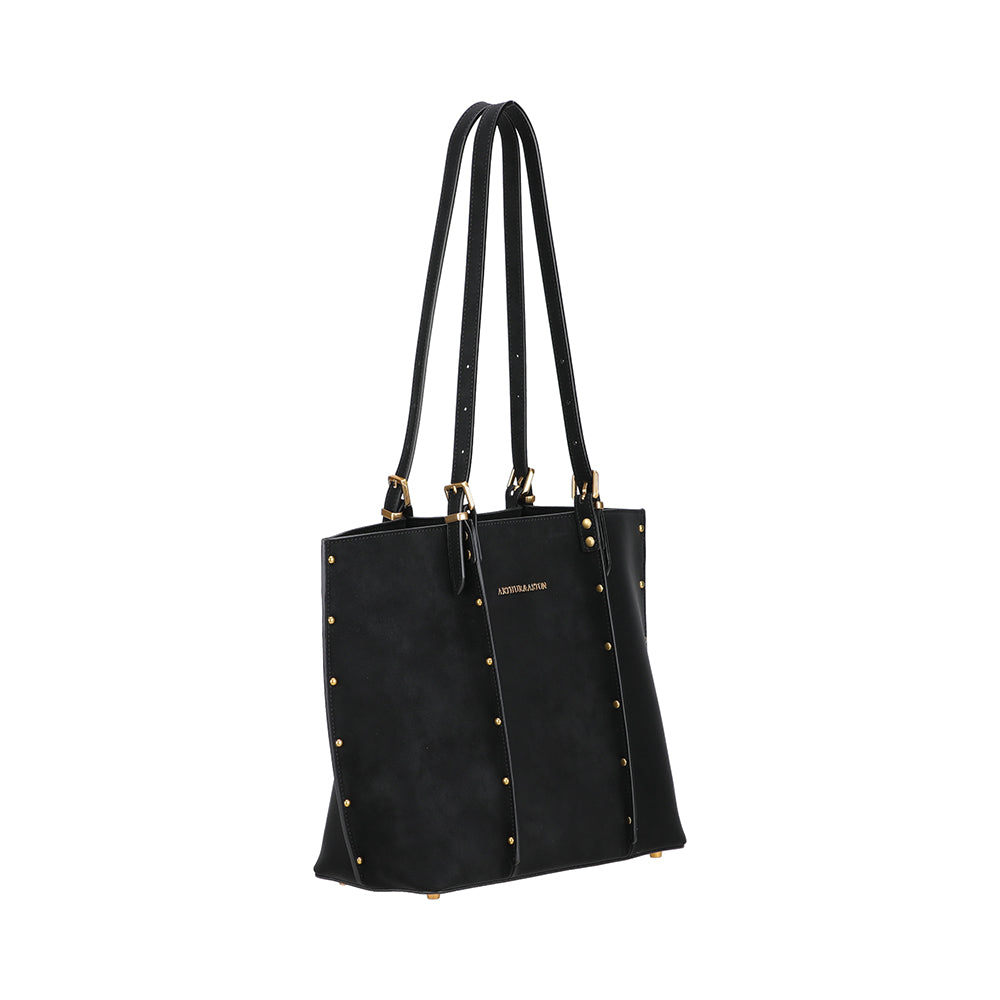 Sac shopping M croûte de cuir Madelena