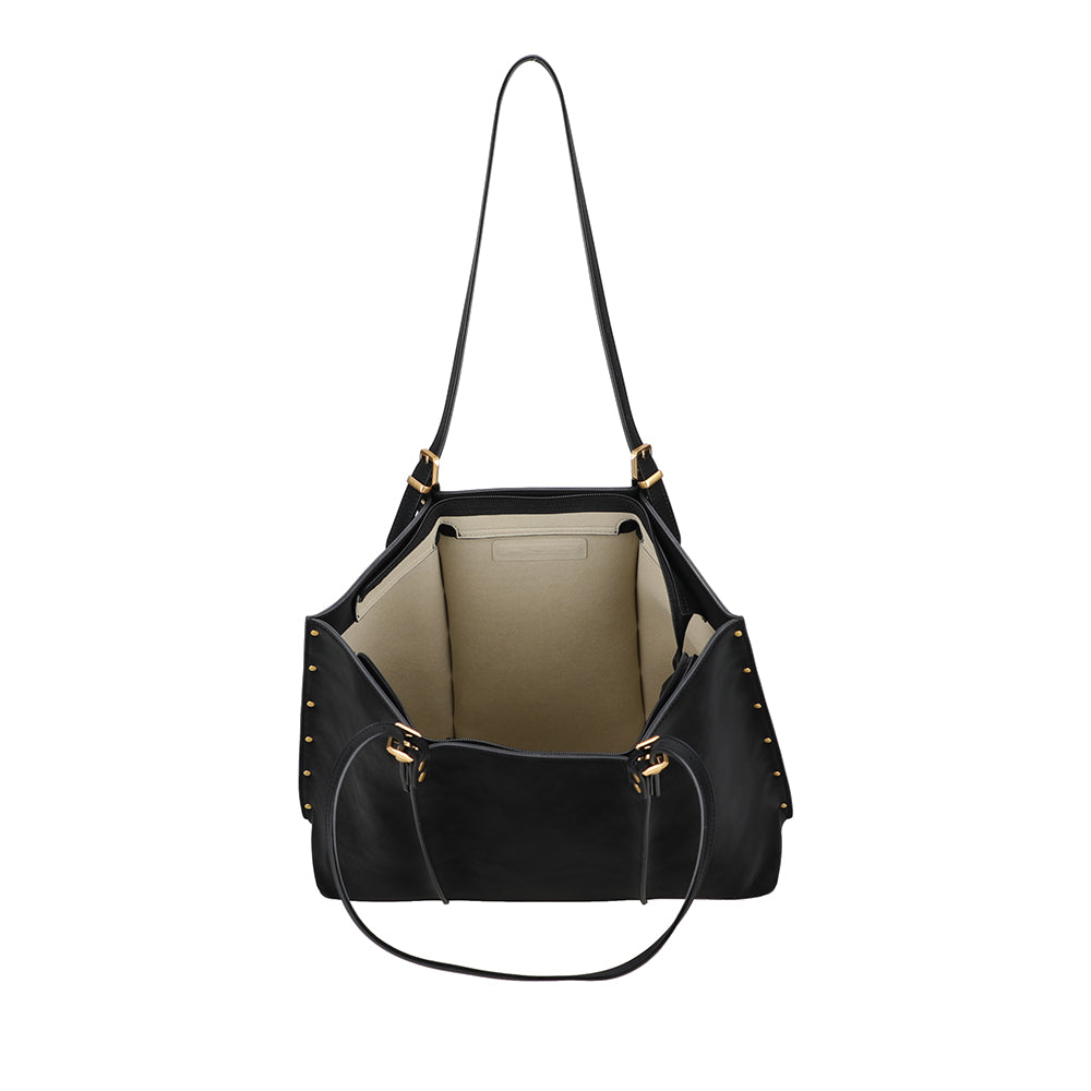Sac shopping L croûte de cuir Madelena