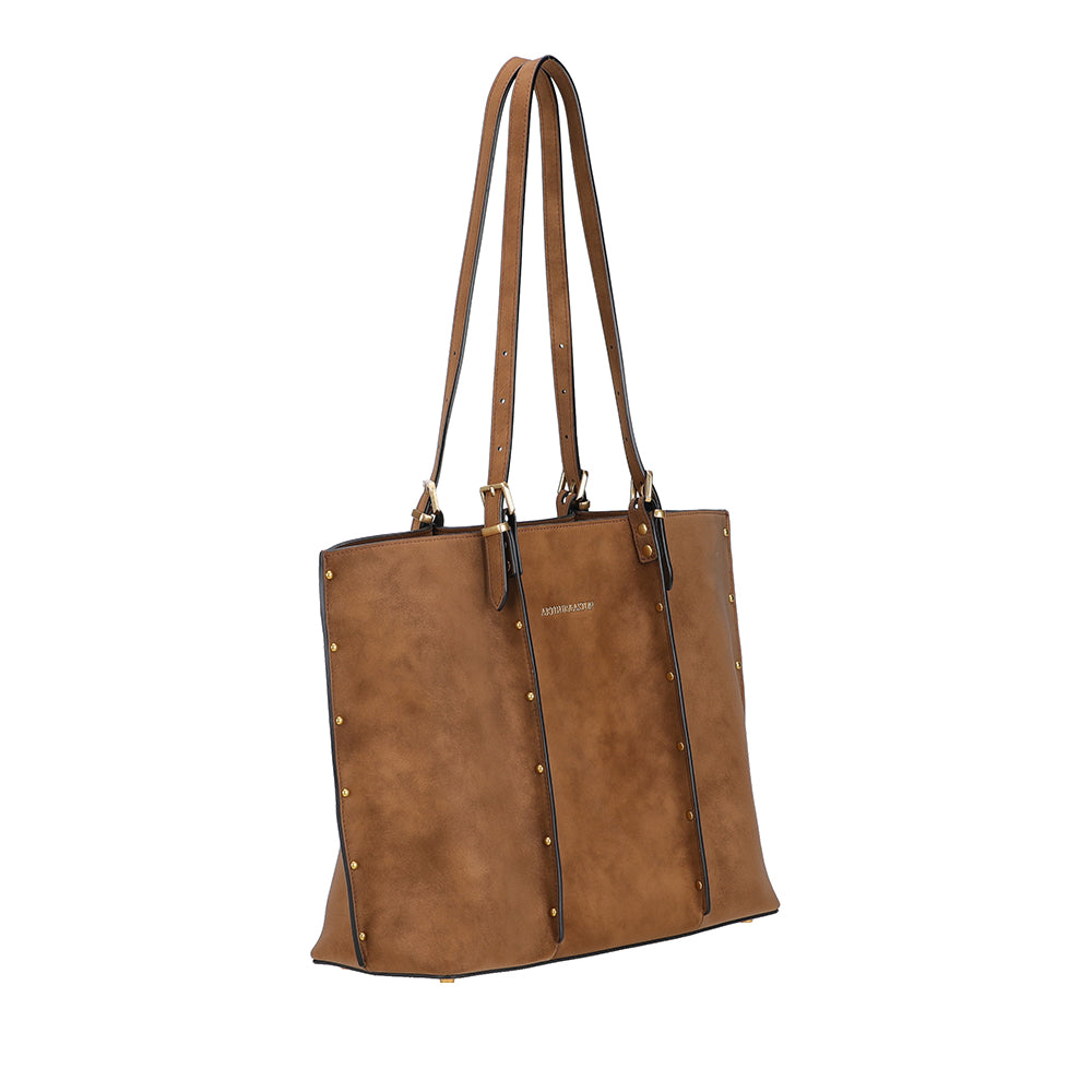 Sac shopping L croûte de cuir Madelena
