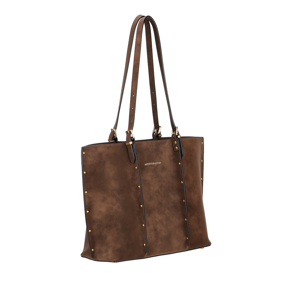 Sac shopping L croûte de cuir Madelena
