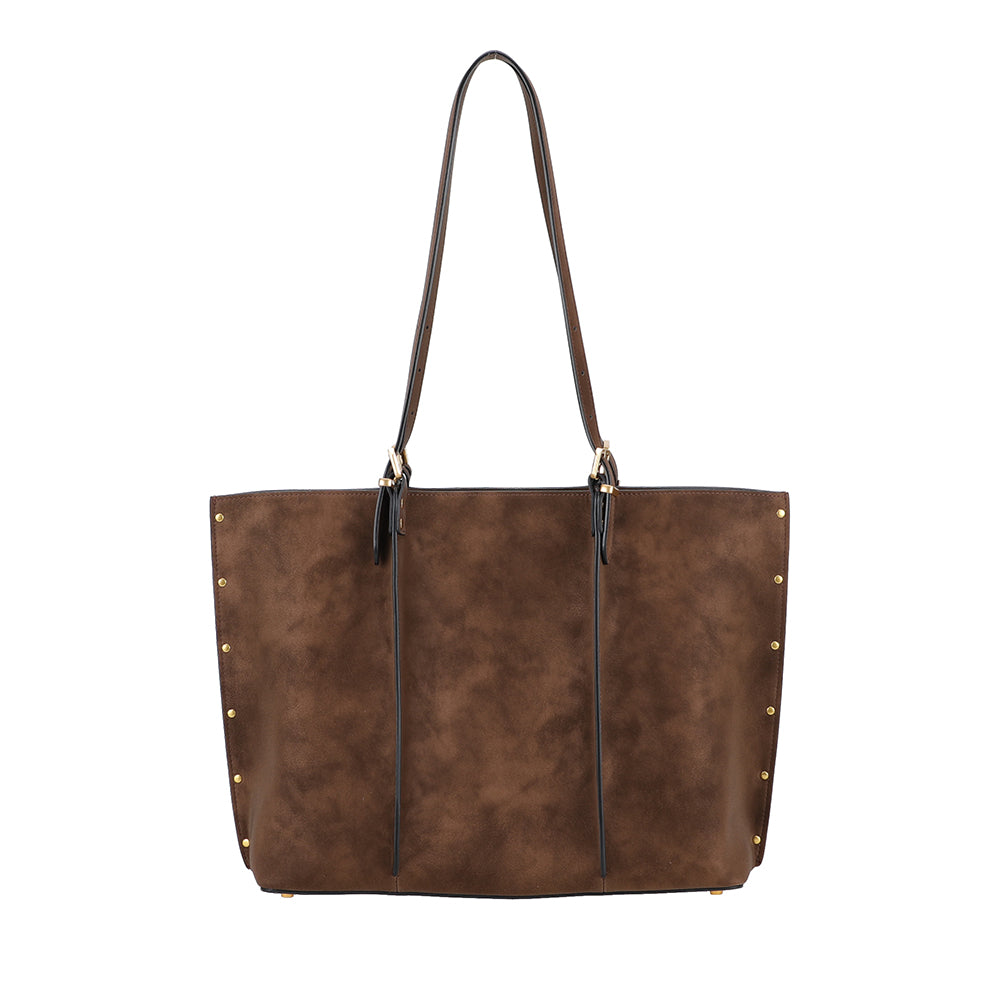 Sac shopping L croûte de cuir Madelena