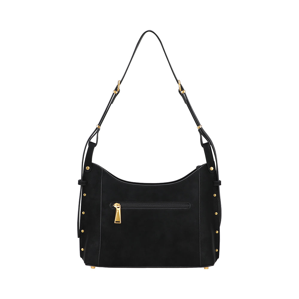 Sac épaule croûte de cuir Madelena