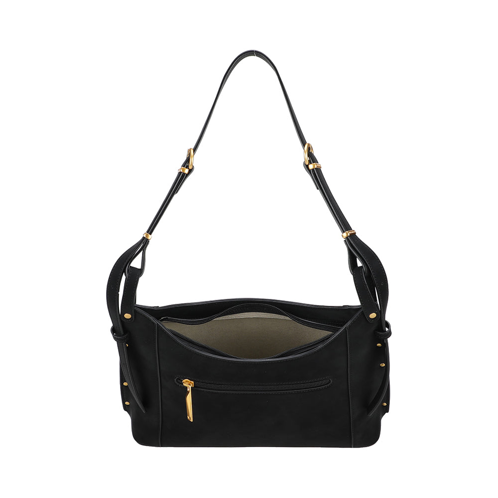 Sac épaule croûte de cuir Madelena