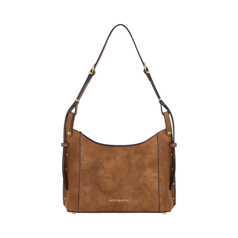 Sac épaule croûte de cuir Madelena