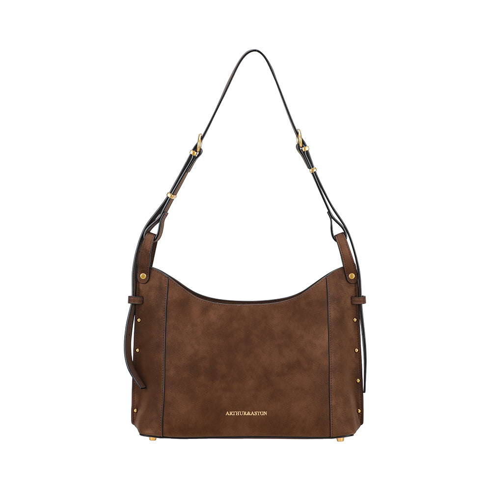 Sac épaule croûte de cuir Madelena