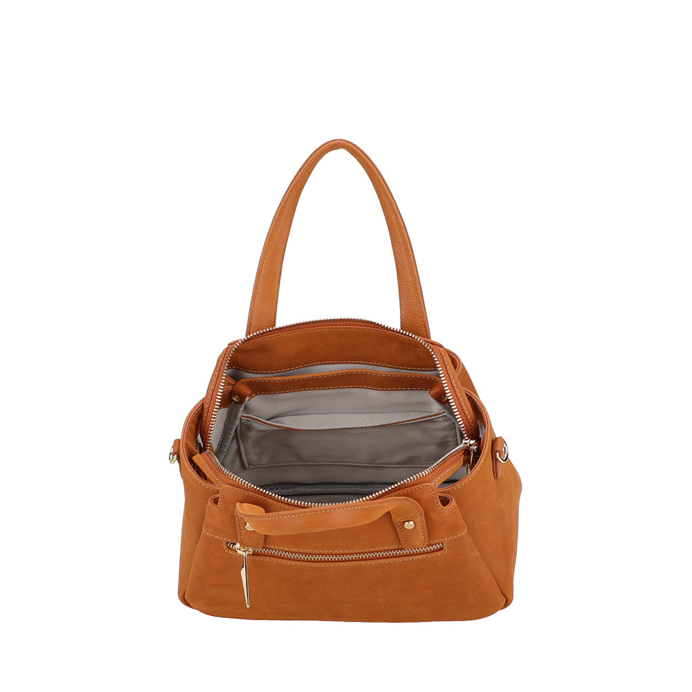 Sac à main trapèze cuir Elsa