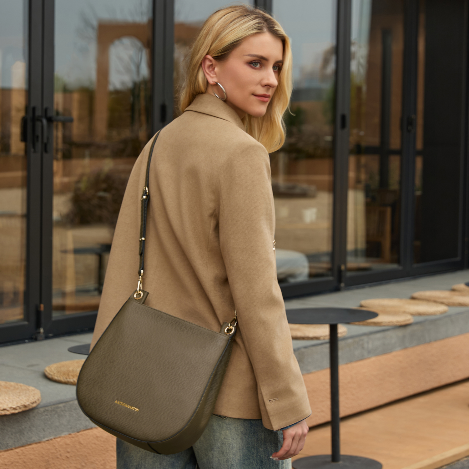 Sac épaule bandoulière Nora cuir