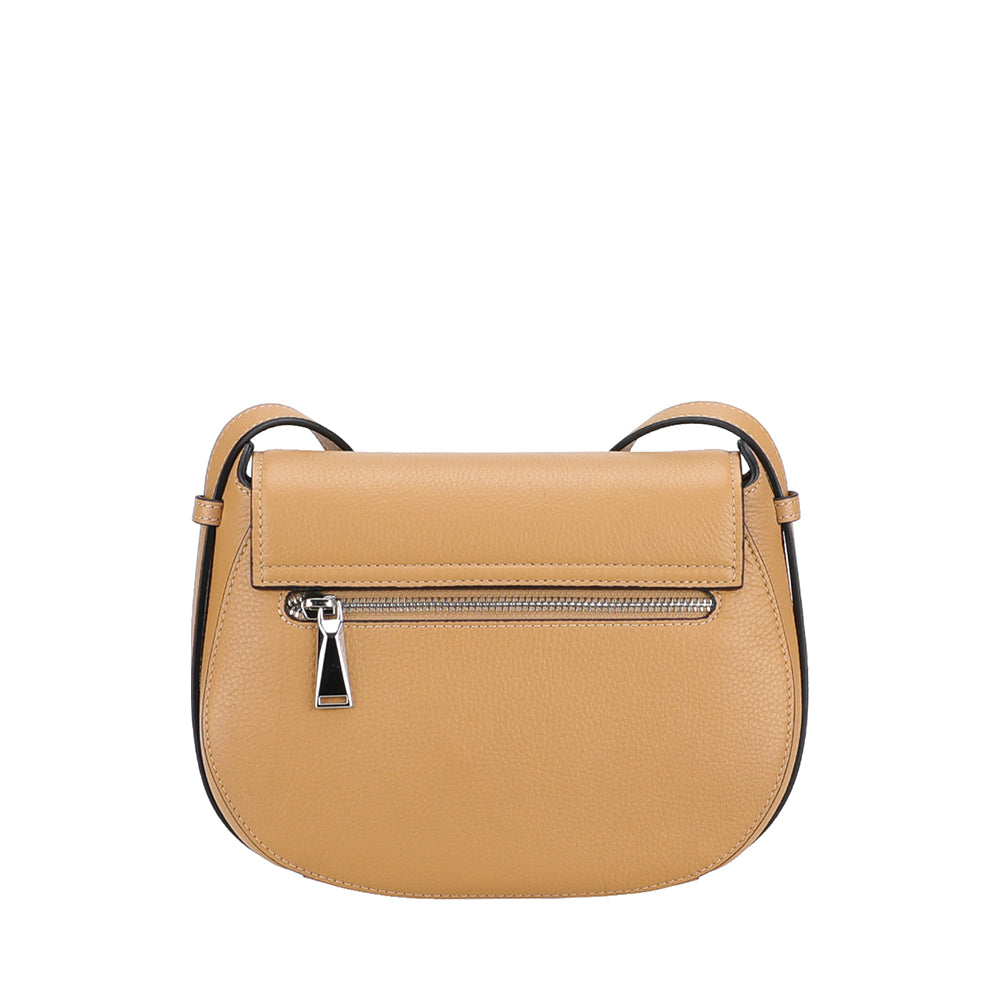 Sac bandoulière rabat Raquel Cuir