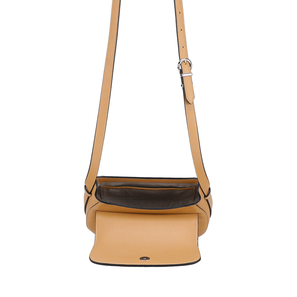 Sac bandoulière rabat Raquel Cuir