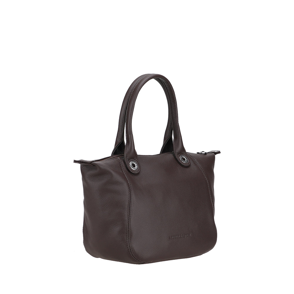 Petit sac cabas Louisa en cuir