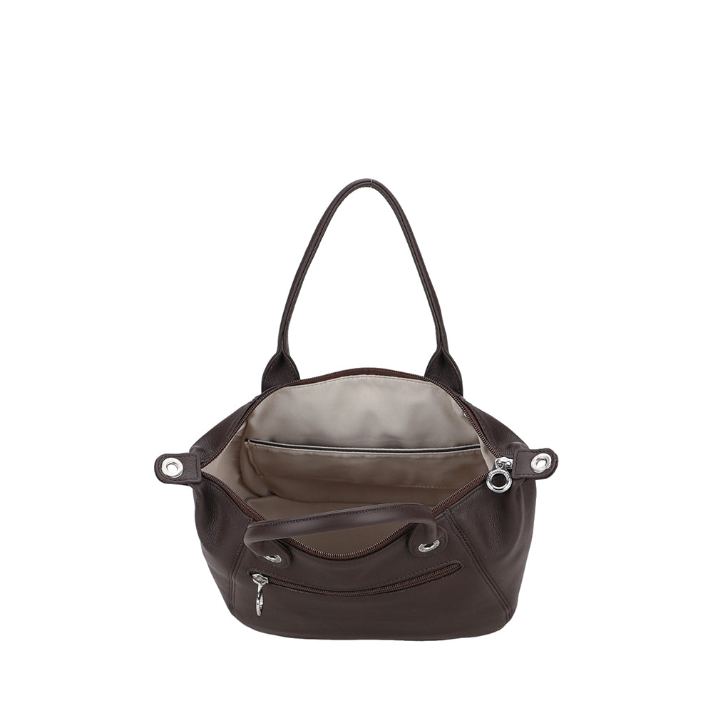 Petit sac cabas Louisa en cuir