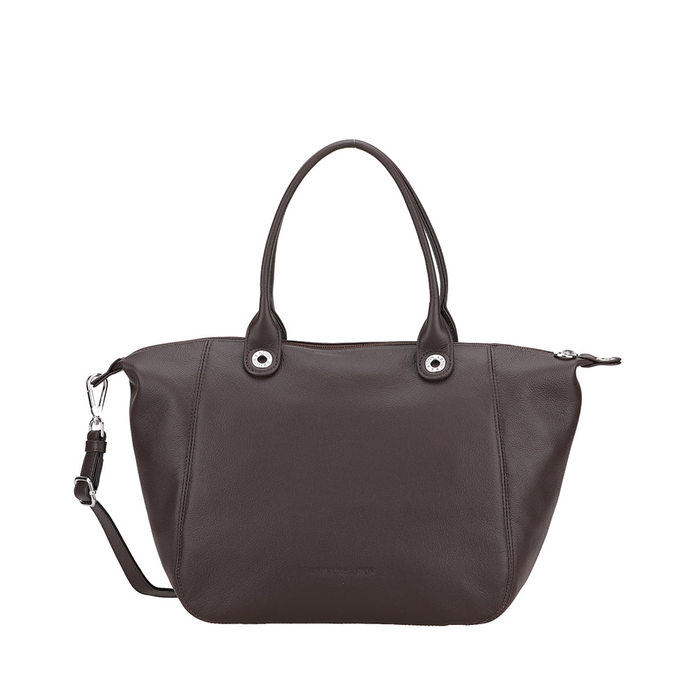 Moyen sac à main Louisa en cuir