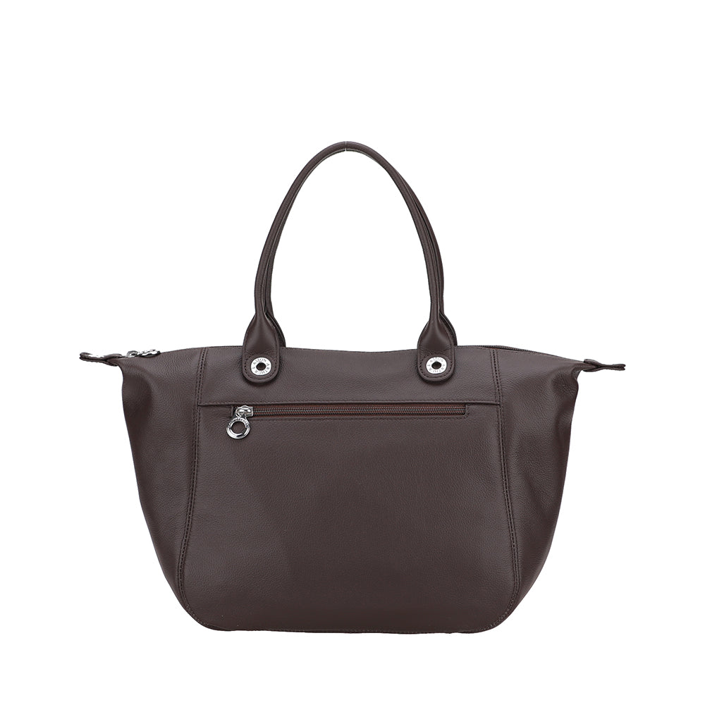 Moyen sac à main Louisa en cuir