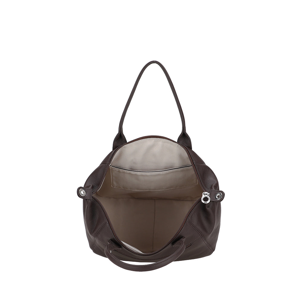 Moyen sac à main Louisa en cuir