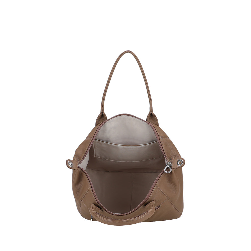 Moyen sac à main Louisa en cuir