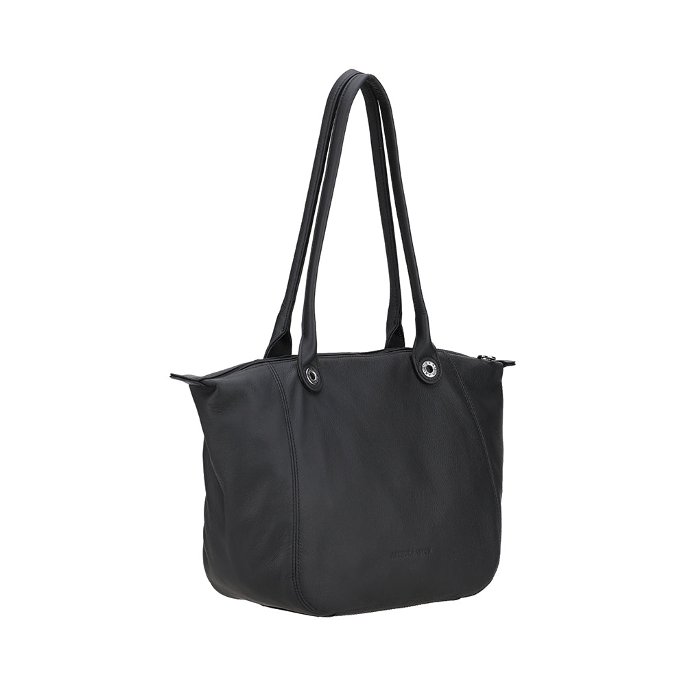 Moyen sac cabas Louisa en cuir