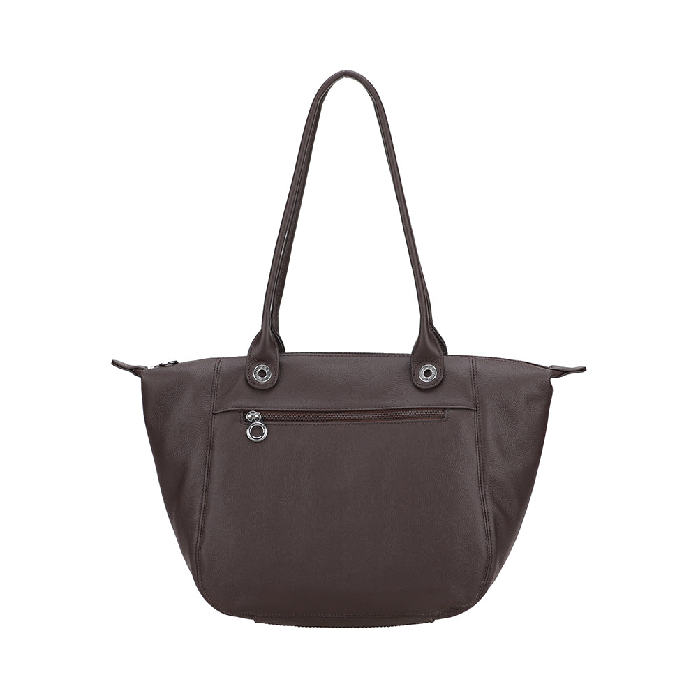 Moyen sac cabas Louisa en cuir