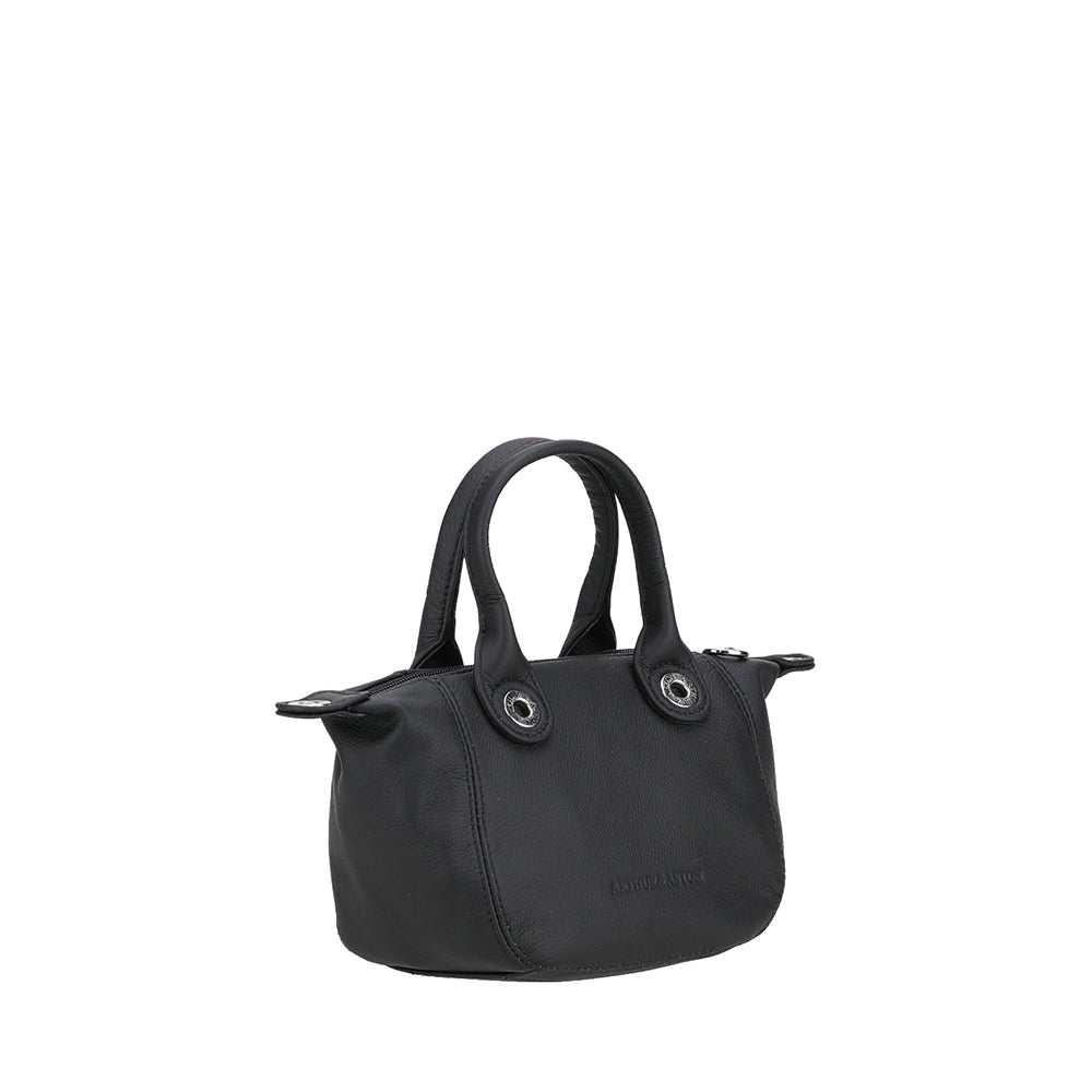 Mini sac cabas Louisa en cuir