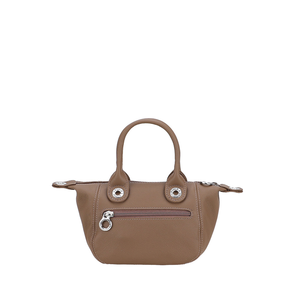 Mini sac cabas Louisa en cuir