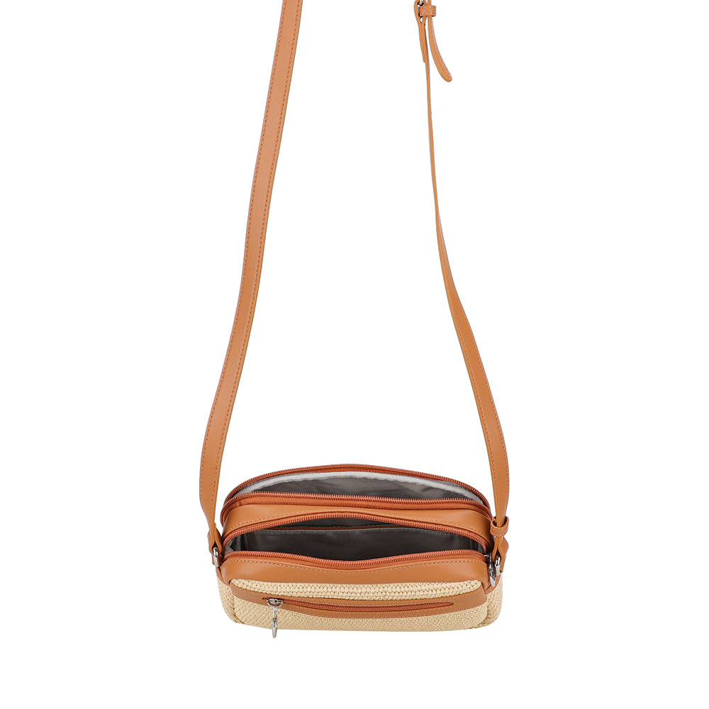 Sac bandoulière Daniela en Paille