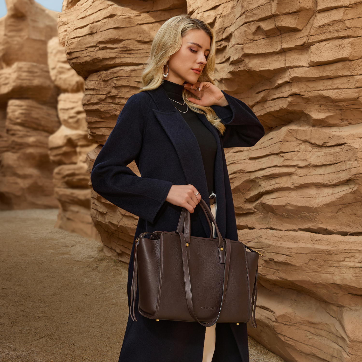 Sac à main double portée Cassidy Cuir