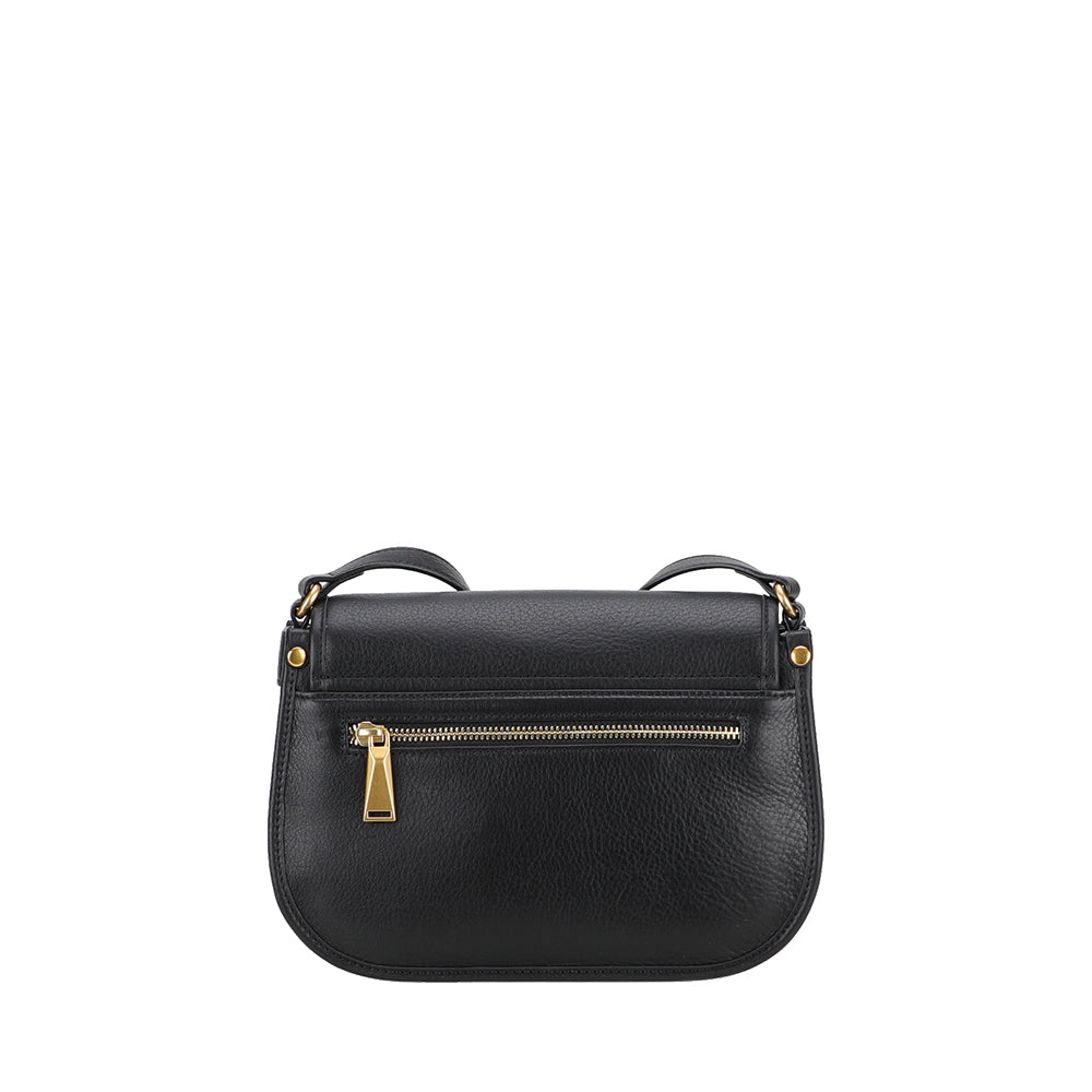 Sac bandoulière rabat Cassidy Cuir
