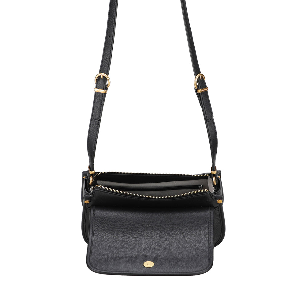 Sac bandoulière rabat Cassidy Cuir