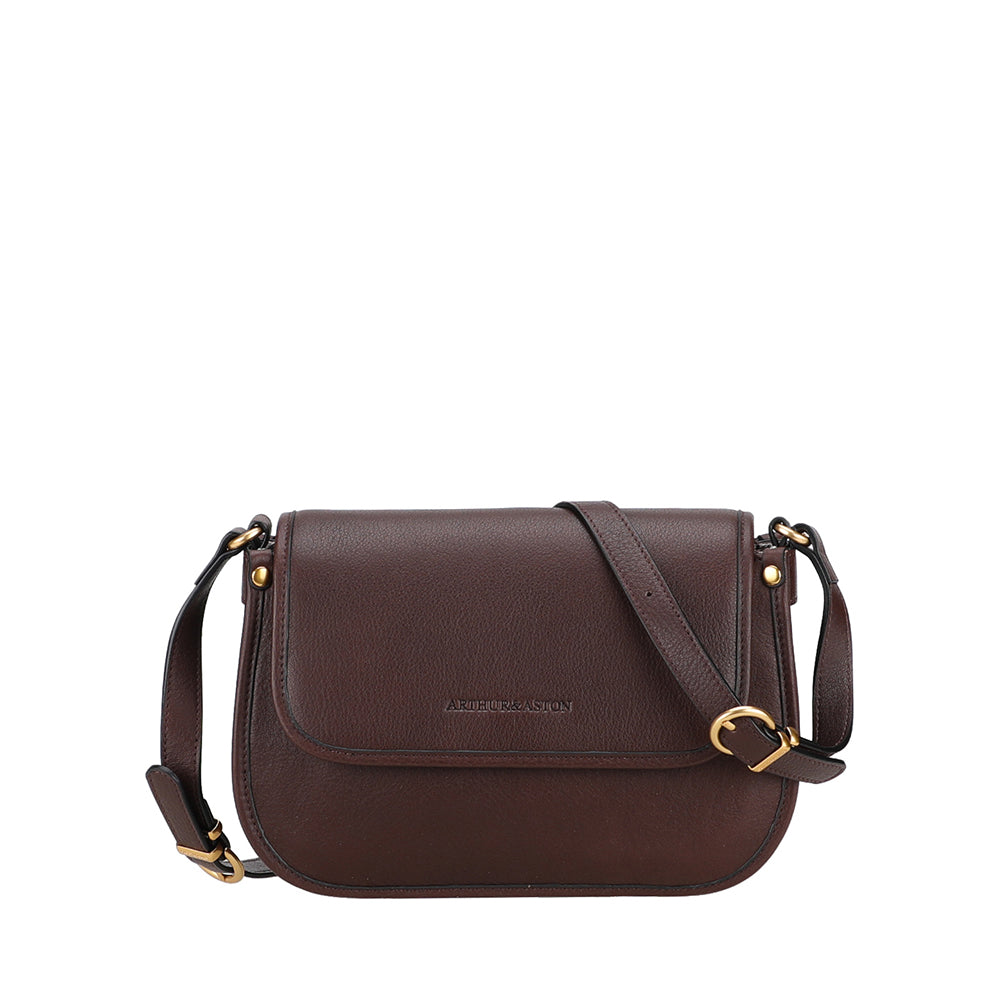 Sac bandoulière rabat Cassidy Cuir