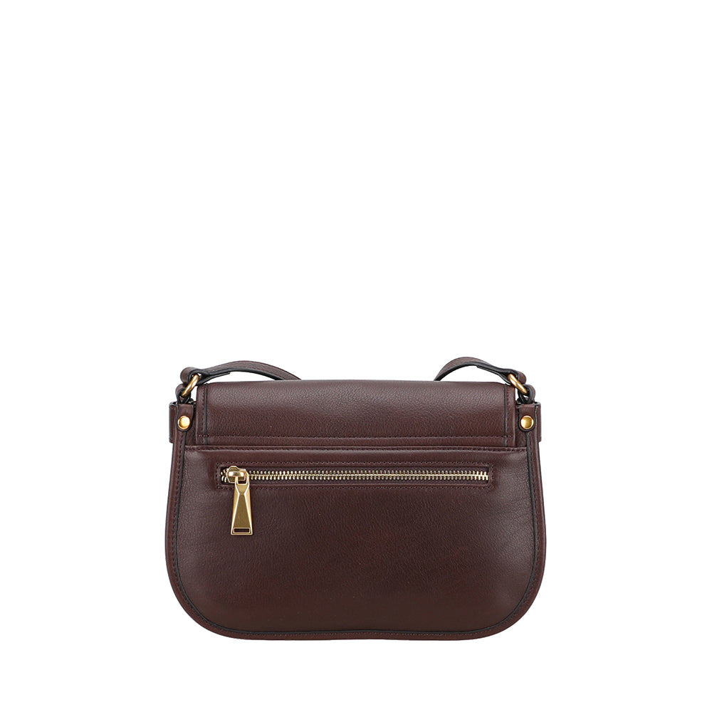 Sac bandoulière rabat Cassidy Cuir