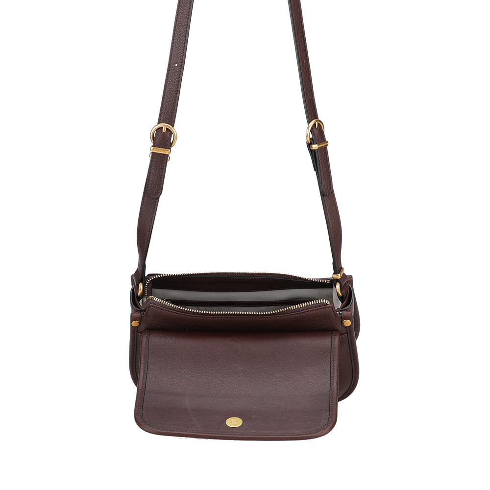 Sac bandoulière rabat Cassidy Cuir