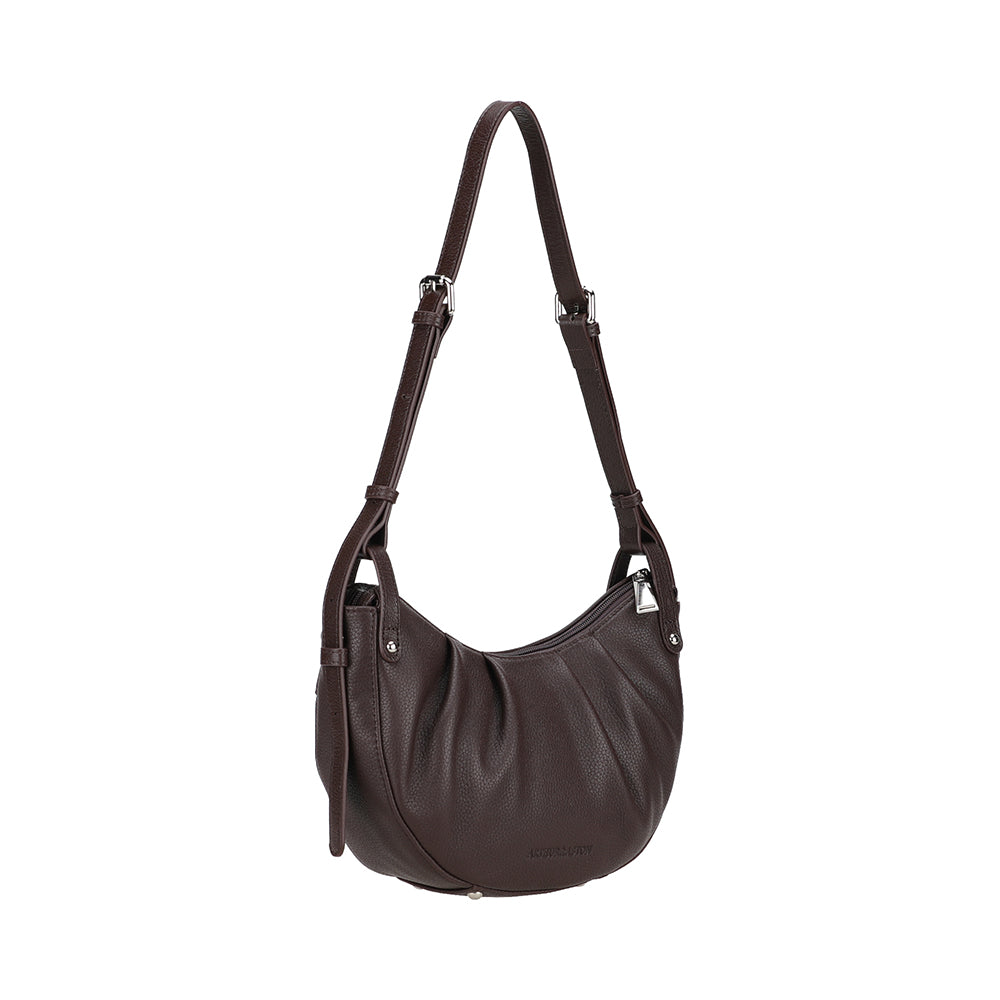 Sac épaule demi-lune cuir Charlize