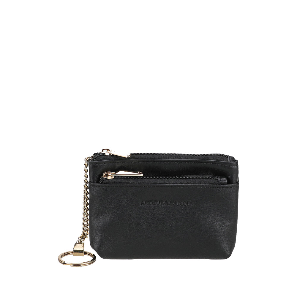 Porte-monnaie et clé Elma en cuir