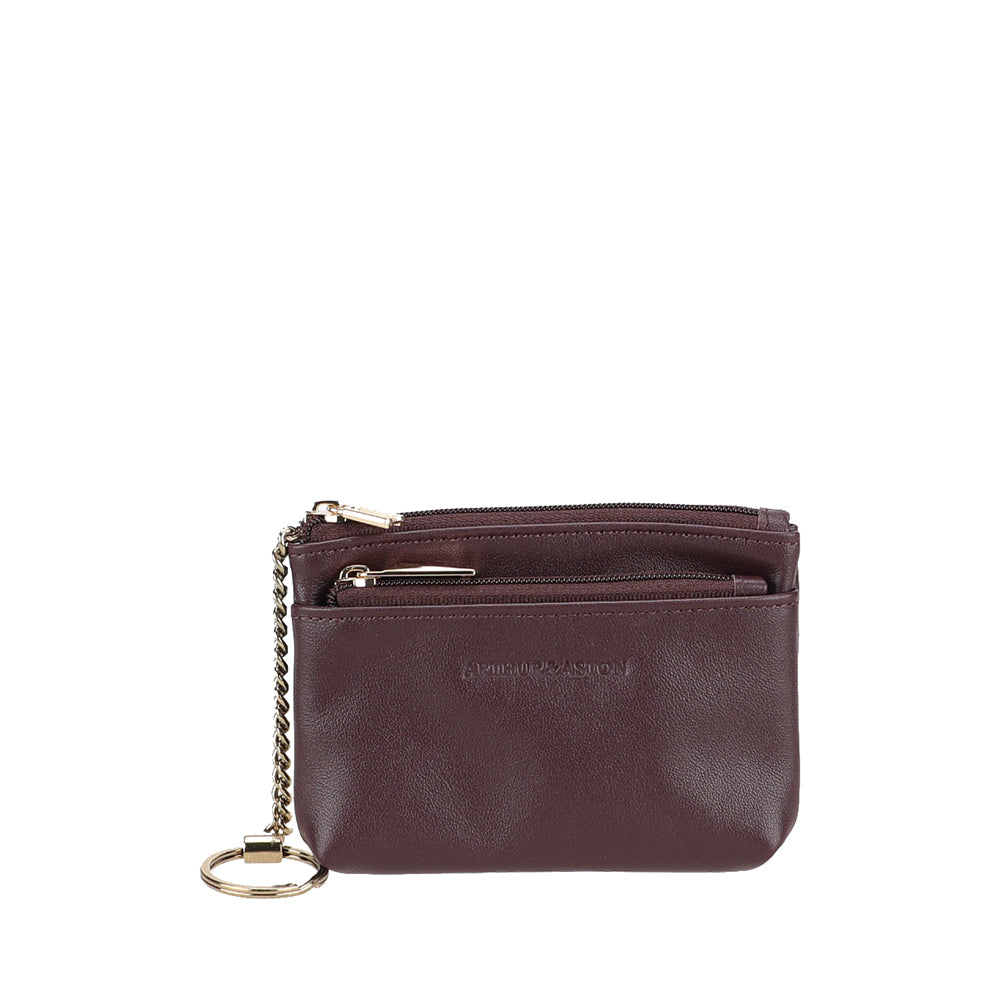 Porte-monnaie et clé Elma en cuir