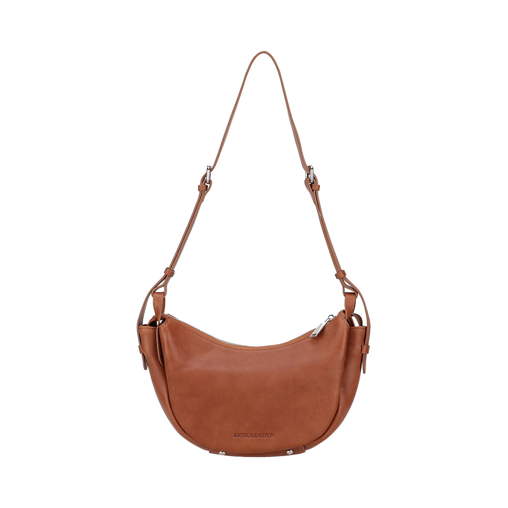 Sac bandoulière demi-lune cuir Elsa