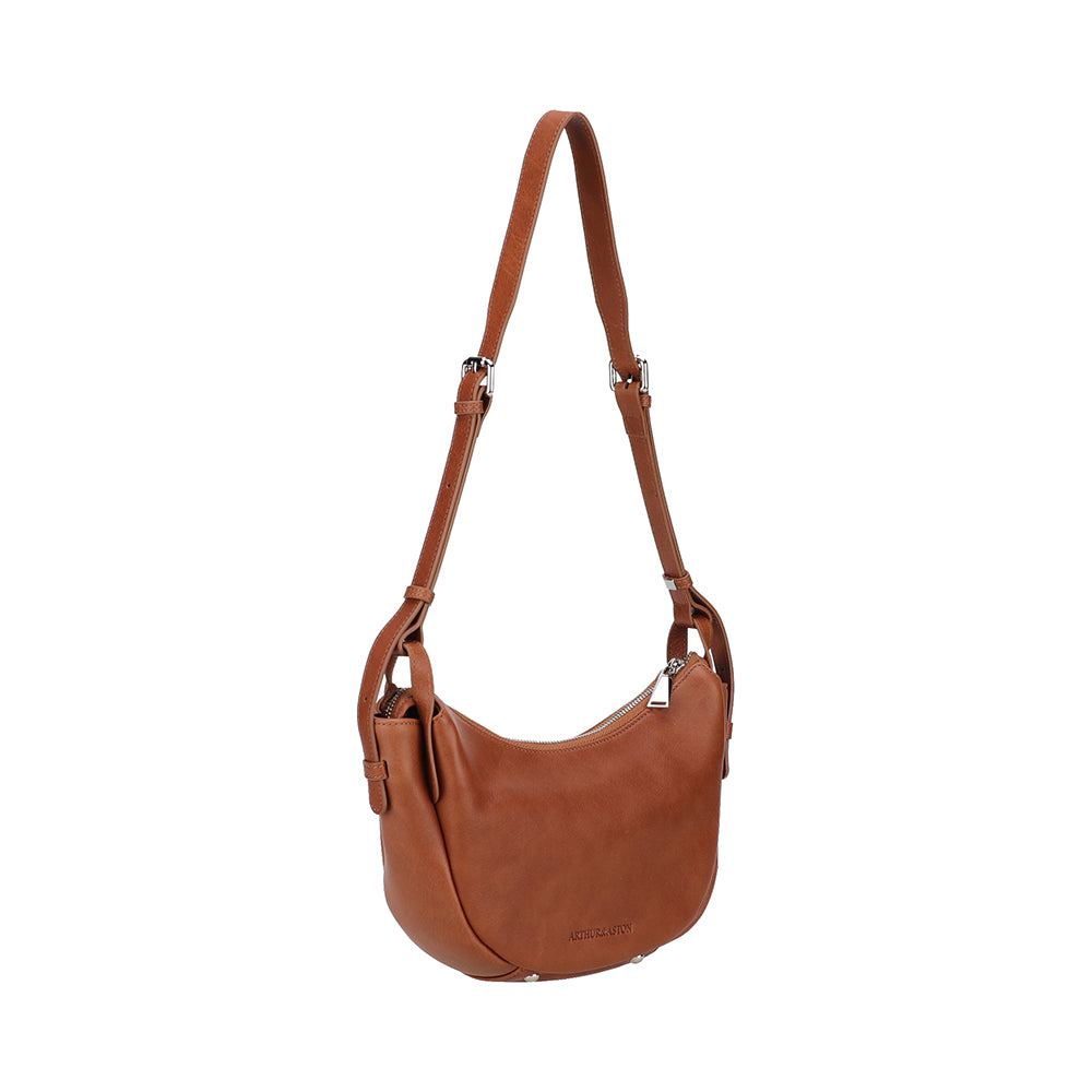 Sac bandoulière demi-lune cuir Elsa