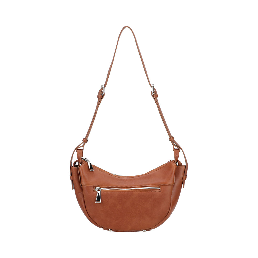 Sac bandoulière demi-lune cuir Elsa