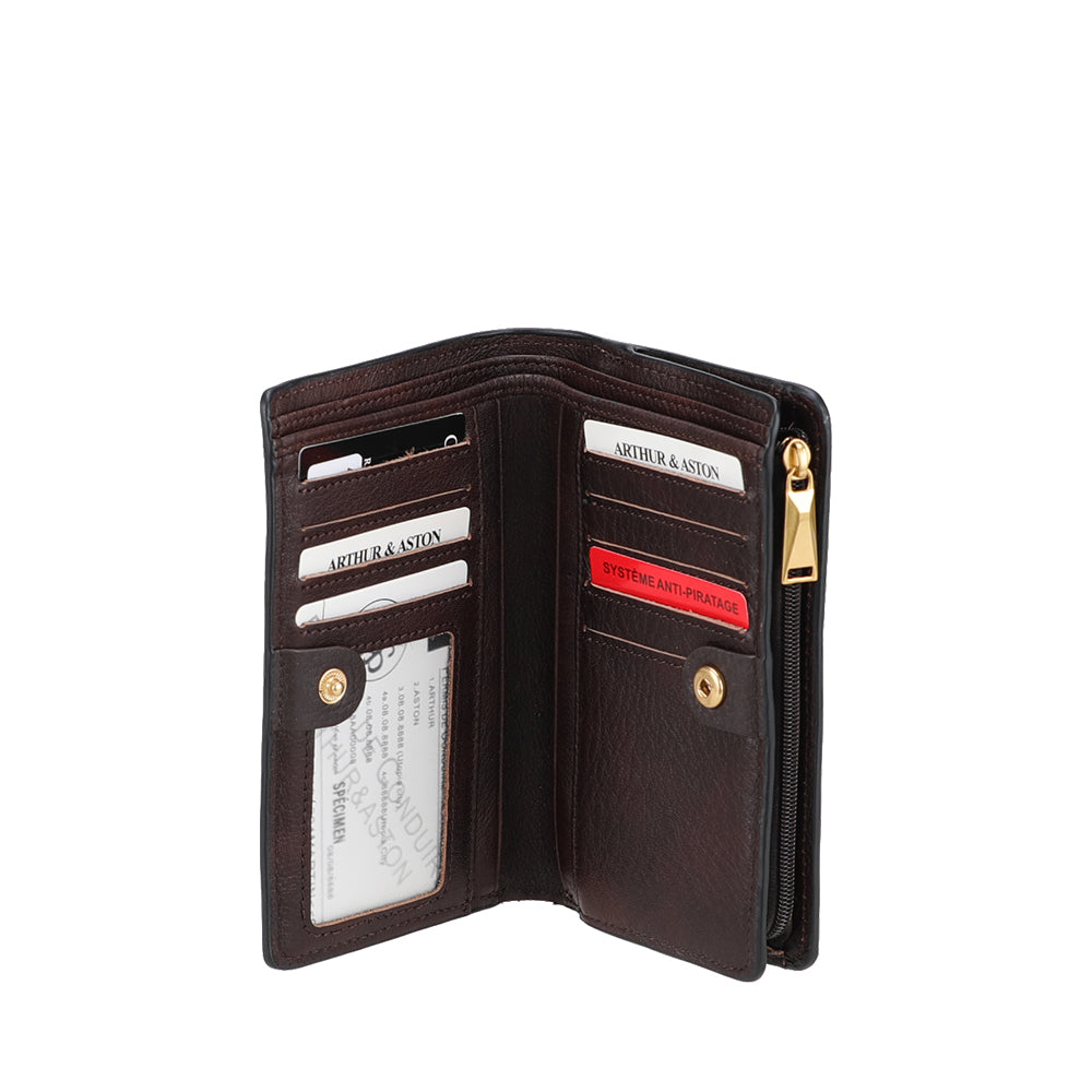 Portefeuille Elsa Cuir vachette