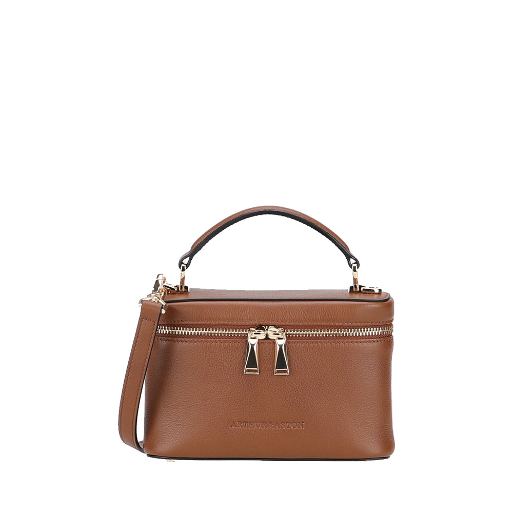 Sac vanity S Léonille cuir