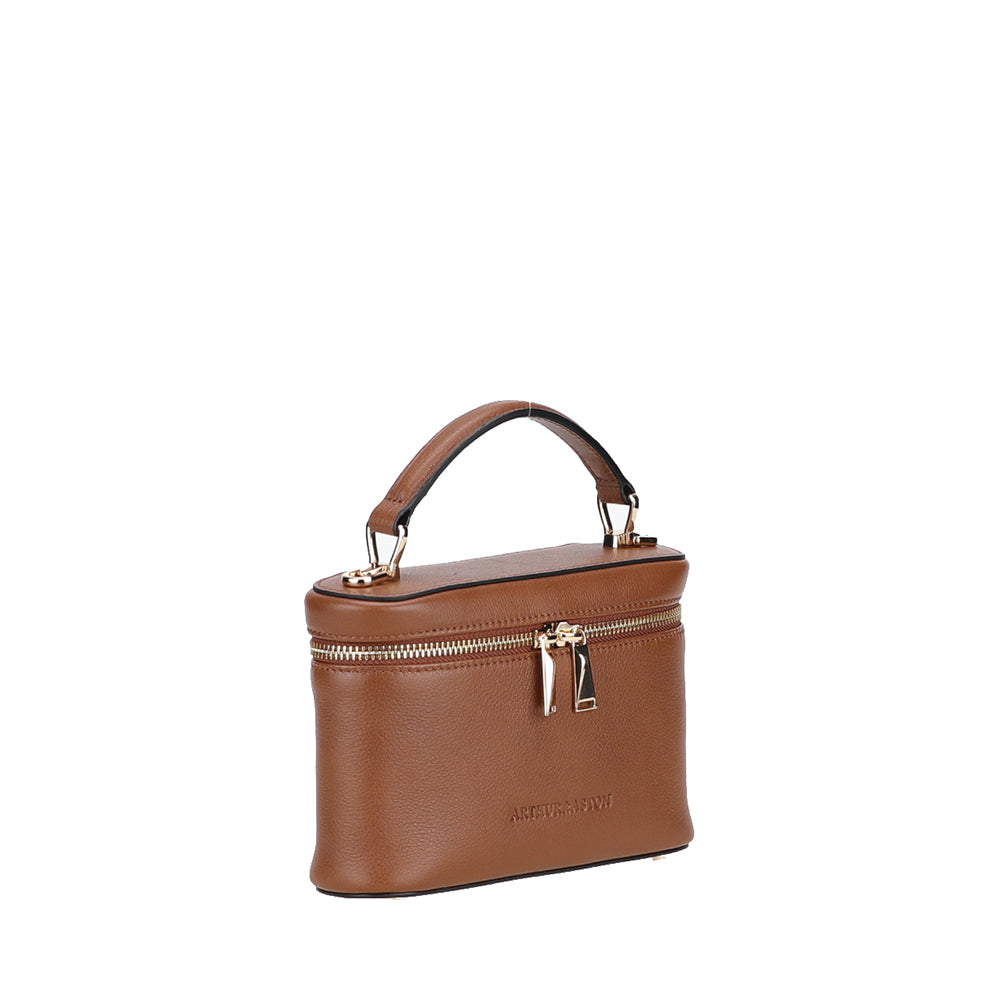 Sac vanity S Léonille cuir