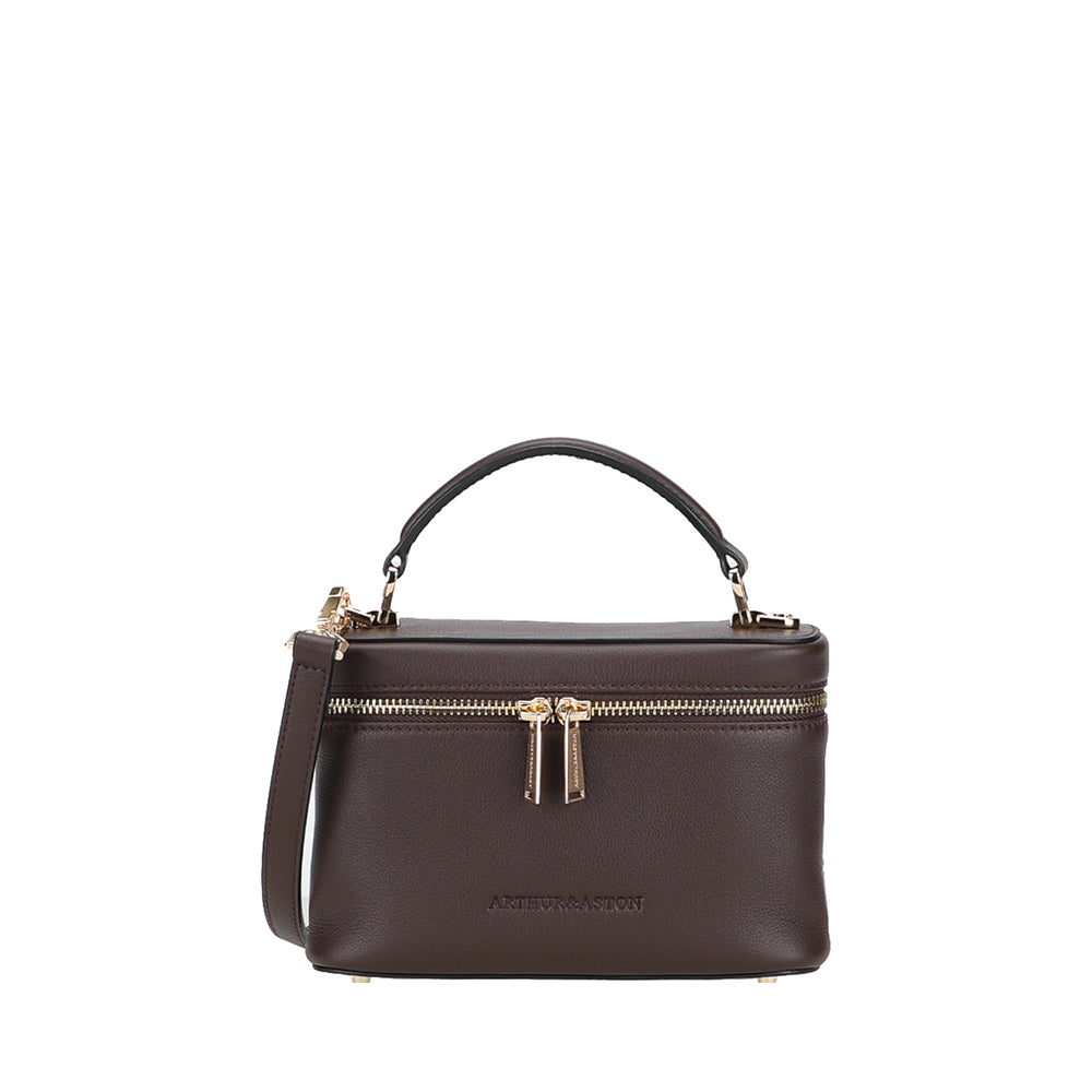 Sac vanity S Léonille cuir