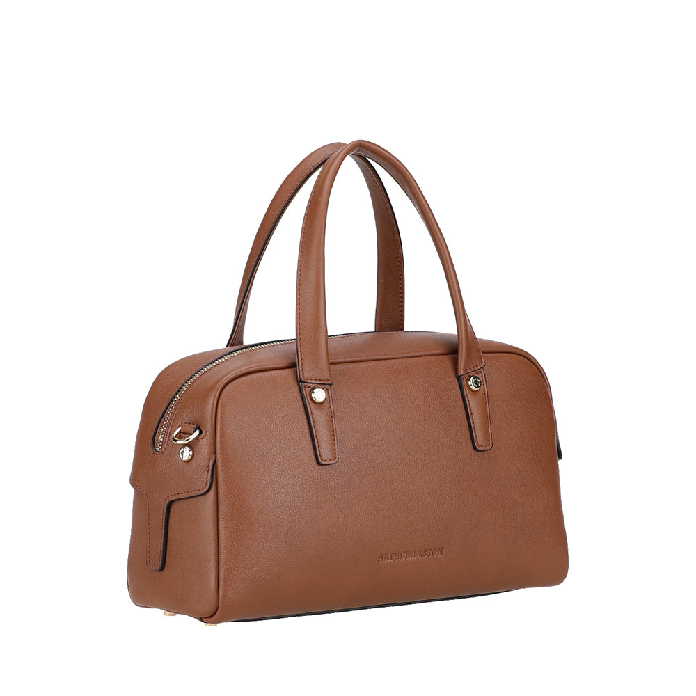 Sac à main bowling Léonille cuir