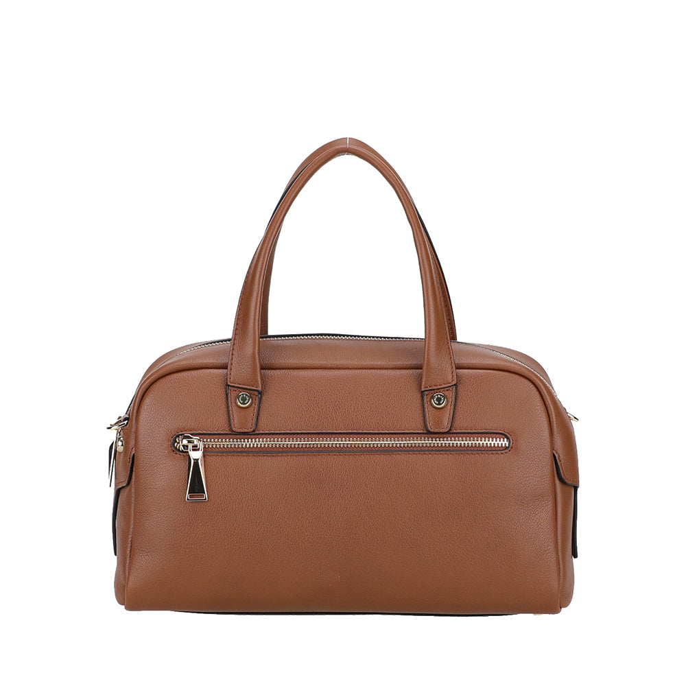 Sac à main bowling Léonille cuir