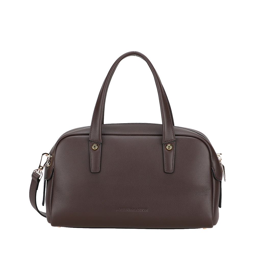 Sac à main bowling Léonille cuir