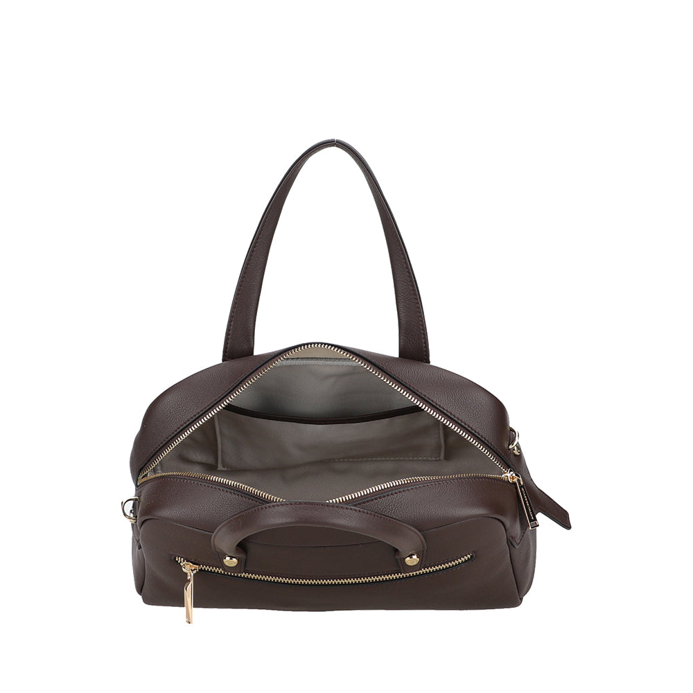 Sac à main bowling Léonille cuir